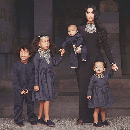 Ким Кардашьян семья