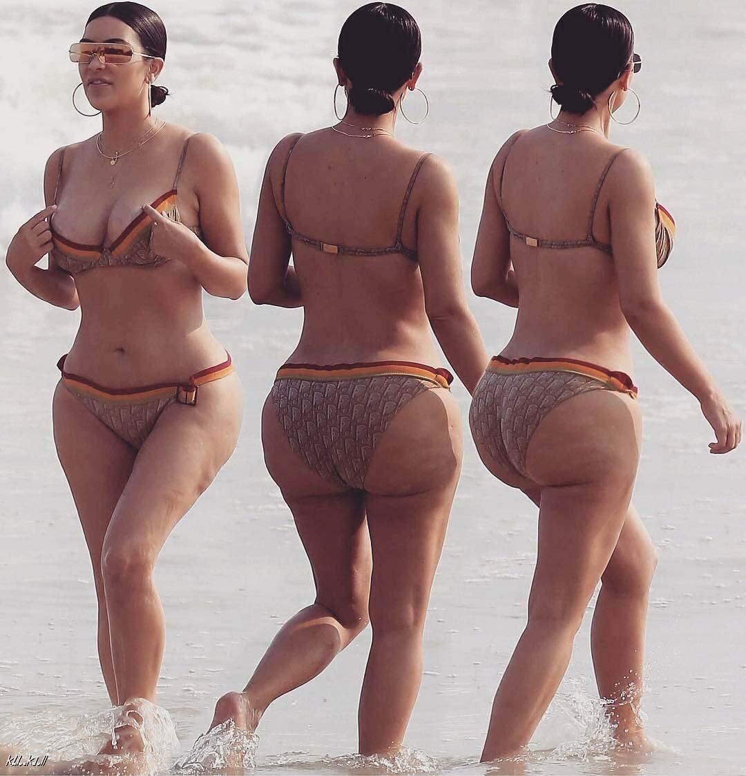 Ким Кардашьян большая задница фото